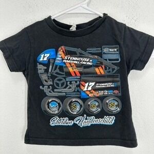Stenhouse Marshall Racing Sheldon Haudenschild T-Shirt Kid's Racecar Tee‎
